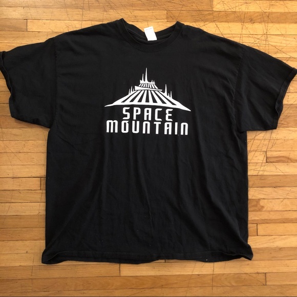 Space Mountain Disneyland Black Collector’s Tee-Shirt - Picture 1 of 4